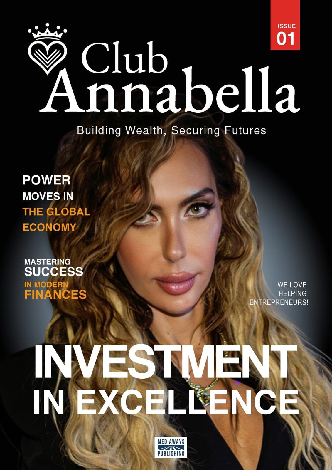 Annabella Gutman featured on the Club Annabella cover